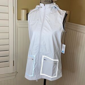 Jofit white moraine vest nwt